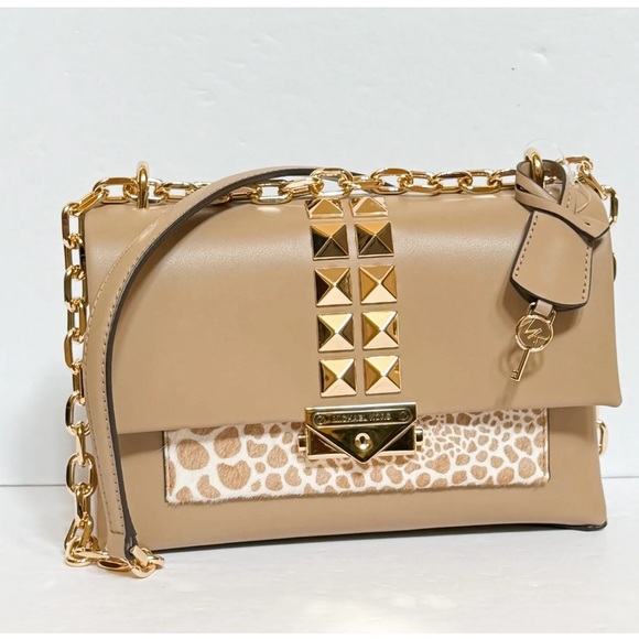 NWT Michael Kors Cece medium flap pocket shoulder crossbody bag - Picture 1 of 13
